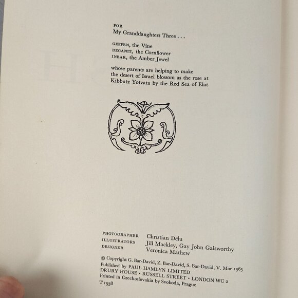 Jewish Cooking For Pleasure Molly Lyons Bar-David Vintage Hardcover Cookbook - Picture 2 of 8